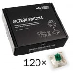Glorious Gateron Green 120 броя Комплект геймърски механични суичове за клавиатура