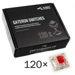 Glorious Gateron Red 120 броя Комплект геймърски механични суичове за клавиатура