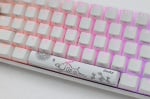 Ducky One 2 Mini Pure White v2 RGB Геймърска механична клавиатура с Cherry MX Red суичове