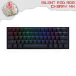 Ducky One 2 Mini v2 RGB Геймърска механична клавиатура с Cherry MX Silent Red суичове