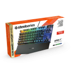 SteelSeries Apex 7 TKL Red Геймърска механична клавиатура със SteelSeries QX2 Red суичове
