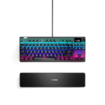 SteelSeries Apex 7 TKL Blue Геймърска механична клавиатура със SteelSeries QX2 Blue суичове