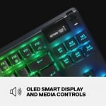 SteelSeries Apex 7 TKL Blue Геймърска механична клавиатура със SteelSeries QX2 Blue суичове