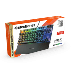 SteelSeries Apex 7 TKL Blue Геймърска механична клавиатура със SteelSeries QX2 Blue суичове