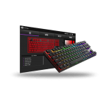 Cooler Master SK630 Геймърска механична клавиатура с Cherry MX Low Profile Red суичове