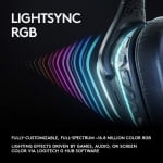 Logitech G935 7.1 Lightsync Безжични геймърски слушалки с микрофон