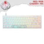 Ducky One 2 SF White RGB Геймърска механична клавиатура с Cherry MX Red суичове