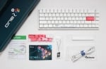 Ducky One 2 SF White RGB Геймърска механична клавиатура с Cherry MX Red суичове