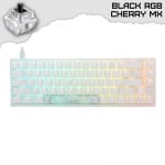 Ducky One 2 SF White RGB Геймърска механична клавиатура с Cherry MX Black суичове