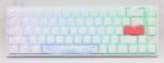 Ducky One 2 SF White RGB Геймърска механична клавиатура с Cherry MX Speed Silver суичове