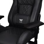 Thermaltake X Fit Real Leather Black Ергономичен геймърски стол с естествена кожа