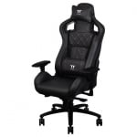 Thermaltake X Fit Real Leather Black Ергономичен геймърски стол с естествена кожа