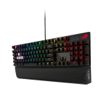 ASUS ROG Strix Scope Deluxe RGB Геймърска механична клавиатура с Cherry MX Red суичове