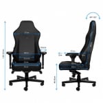 noblechairs HERO Black Edition Геймърски стол от хибридна изкуствена кожа