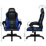 Nitro Concepts C100 Black/Blue Геймърски стол
