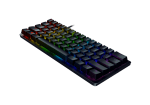 Razer Huntsman Mini Mercury White Геймърска механична клавиатура с Razer Red суичове