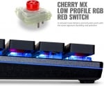 Cooler Master SK621 Bluetooth Геймърска безжична механична клавиатура с Cherry MX Low Profile Red суичове