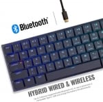 Cooler Master SK621 Bluetooth Геймърска безжична механична клавиатура с Cherry MX Low Profile Red суичове