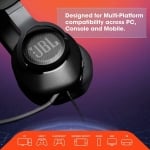 JBL QUANTUM 100 Black Геймърски слушалки с микрофон