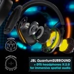 JBL QUANTUM 800 Black Безжични Геймърски слушалки с микрофон и активно шумоизолиране