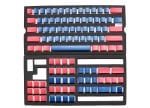 Ducky Pudding Blue & Red 108 Keycap Set PBT Double-Shot Комплект капачки за механични клавиатури