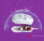 Cooler Master MM711 RGB Glossy White Геймърска оптична мишка