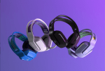 Logitech G733 Lilac Lightspeed Wireless RGB Безжични геймърски слушалки с микрофон