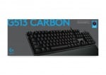 Logitech G513 Carbon RGB Геймърска механична клавиатура с GX Red суичове