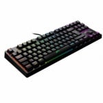 Xtrfy K4 TKL RGB Геймърска механична клавиатура с Kailh Red суичове и UK Layout