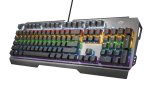 Trust GXT 877 Scarr Геймърска механична клавиатура с Red суичове