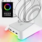 Razer Base Station Chroma Mercury Стойка за слушалки и USB хъб с подсветка