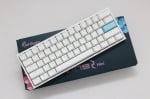 Ducky One 2 Mini V2 Pure White RGB Геймърска механична клавиатура с Kailh BOX Red суичове