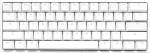 Ducky One 2 Mini V2 Pure White RGB Геймърска механична клавиатура с Kailh BOX White суичове