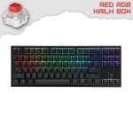 Ducky One 2 TKL RGB Геймърска механична клавиатура с Kailh BOX Red суичове