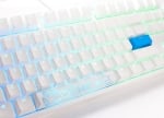 Ducky One 2 TKL White RGB Геймърска механична клавиатура с Kailh BOX Brown суичове