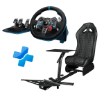 Logitech Driving Force G29 и Trust GXT 1155 Rally Комплект за симулатори от стол, волан и педали