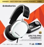 SteelSeries Arctis Pro DTS RGB + GameDAC White Геймърски слушалки с микрофон