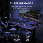 TRUST GXT 1175 Imperius XL Gaming Desk Ергономично геймърско бюро