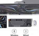 Keychron K8 Aluminum Hot-Swappable TKL RGB Геймърска механична клавиатура с Gateron Red суичове