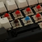 Keychron K2 Hot-Swappable Compact White LED Геймърска механична клавиатура с Gateron Red суичове