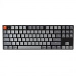 Keychron K1 Aluminum TKL White LED Геймърска механична клавиатура с Gateron Low Profile Brown суичове