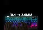 SteelSeries Apex Pro TKL UK Layout Геймърска механична клавиатура със OmniPoint регулируеми суичове