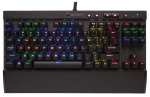 Corsair K65 LUX RGB Геймръска механична клавиатура с Cherry MX Red суичове