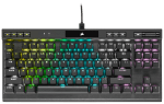 Corsair K70 RGB TKL Геймръска механична клавиатура с Cherry MX Red суичове