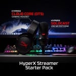 HyperX Streamer Starter Pack Геймърски комплект от слушалки и микрофон