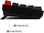 Keychron K12 Hot-Swappable 60% White LED Геймърска механична клавиатура с Gateron Red суичове