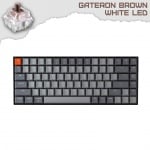 Keychron K2 Compact White LED Геймърска механична клавиатура с Gateron Brown суичове