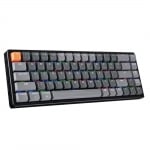 Keychron K6 Aluminum 65% RGB LED Геймърска механична клавиатура с Gateron G Pro Brown суичове