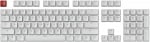 Glorious Aura PBT Doubleshot White Pudding 105 Комплект капачки за механични клавиатури