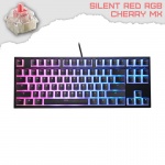 Ducky One 2 TKL Pudding RGB Геймърска механична клавиатура с Cherry MX Silent Red суичове